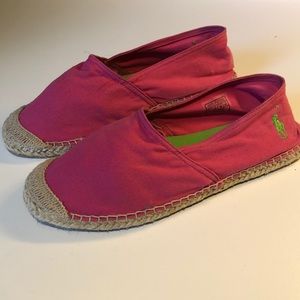 Souliers Ralph Lauren rose